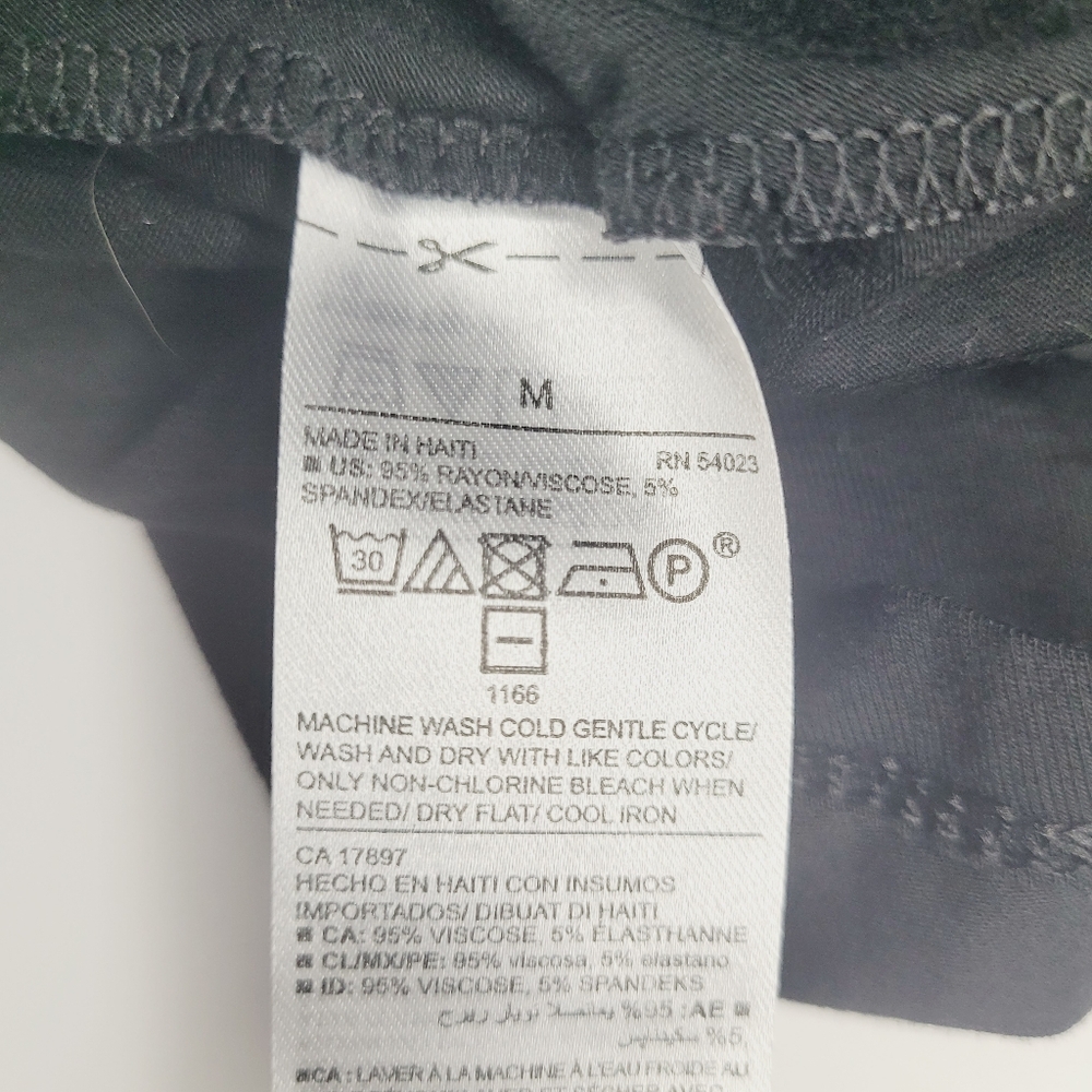 Old Navy Tank Dress Shift Black Women's Medium Black Mini Sleeveless Casual Dark - Picture 7 of 9